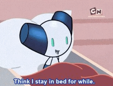 Robotboy Bing Chilling GIF - Robotboy Bing Chilling Bed GIFs
