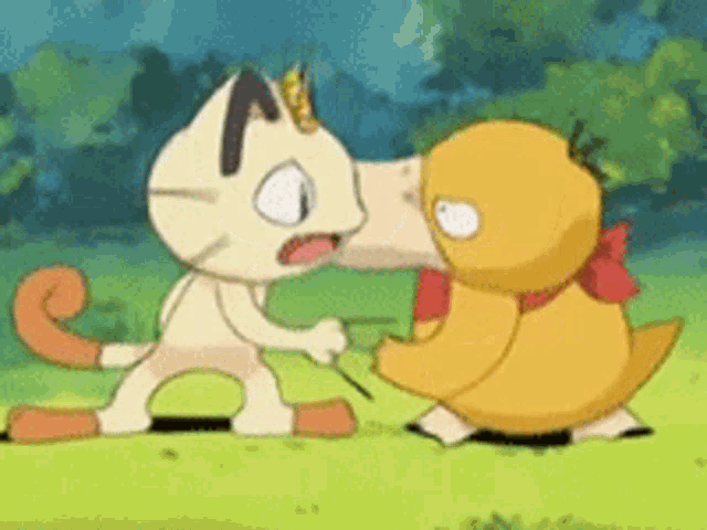 Pokemon Fighting GIF - Pokemon Fighting Meowth GIFs