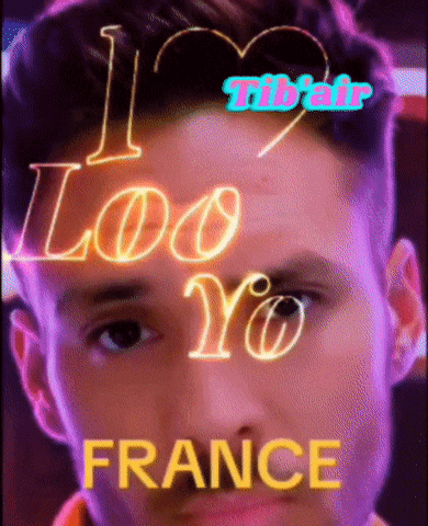 a close up of a man 's face with the words i 'm too yo france