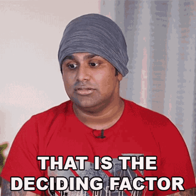 That Is The Deciding Factor Ash GIF - That Is The Deciding Factor Ash C4etech GIFs