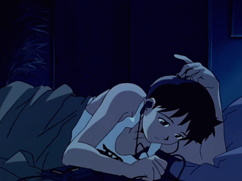 Slee Asushin GIF - Slee Asushin Shinji Sleep GIFs