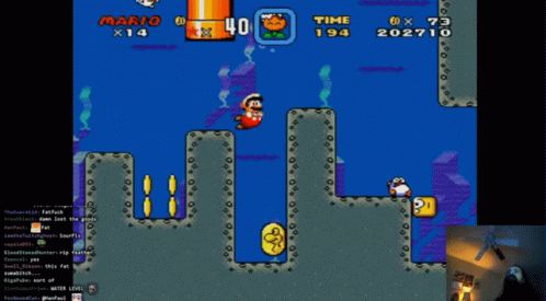 Super Mario World Aris GIF - Super Mario World Aris Swimming Level GIFs