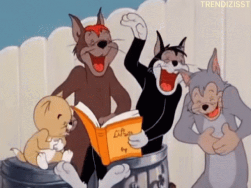 Laughing Tom And Jerry GIF - Laughing Tom And Jerry Funny Animals GIFs
