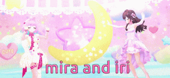 mira and iri is the name of the anime girl
