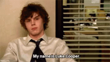 The Office Luke Cooper GIF - The Office Luke Cooper I Love Cinema GIFs