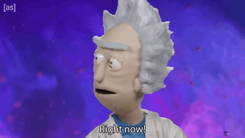 Right Now Rick GIF - Right Now Rick Rick And Morty GIFs