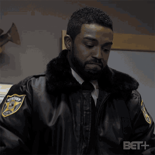 a man in a sheriff 's uniform says " i do n't know "