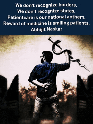 Patientcare Is Our National Anthem Abhijit Naskar GIF - Patientcare Is Our National Anthem Abhijit Naskar Medical Ethics GIFs