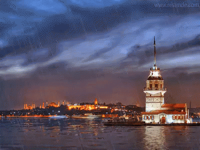Kız Kulesi GIF - Kız Kulesi Yagmur Istanbul GIFs