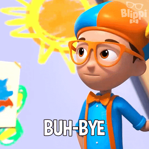 Buh-bye Blippi GIF - Buh-bye Blippi Blippi Wonders Educational Cartoons For Kids GIFs