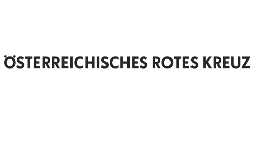 a logo for osterreichisches rotes kreuz burgenland with a red cross