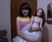 Creepy Doll GIF - Creepy Doll Turn GIFs