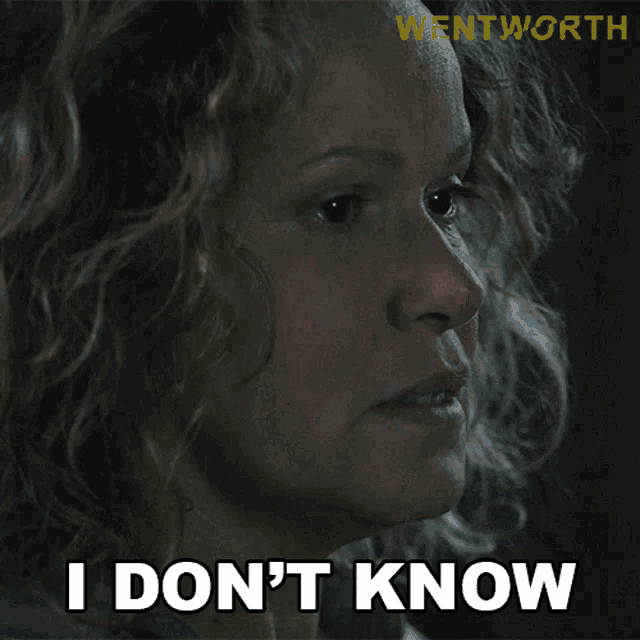 a close up of a woman 's face with the words what to do below it
