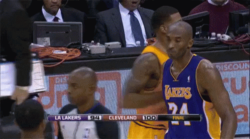 Kobe Bryant & Kyrie Irvine Respect GIF - Dap Handshake Kobe Bryant GIFs