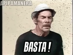 Basta GIF - El Chavo Whatever Basta GIFs
