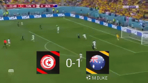 Tunisia Australia GIF - Tunisia Australia Fifa World Cup Qatar2022 GIFs