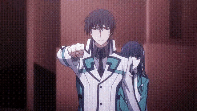 魔法科高校の劣等生 ブロック　守る GIF