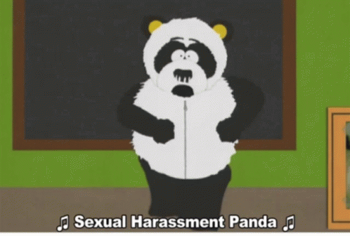South Park Sexual Harassment Panda GIF