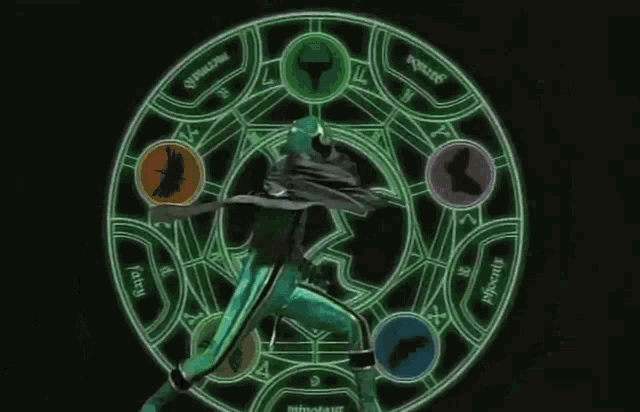 Mahou Sentai Magiranger Magi Green GIF - Mahou Sentai Magiranger Magiranger Magi Green GIFs