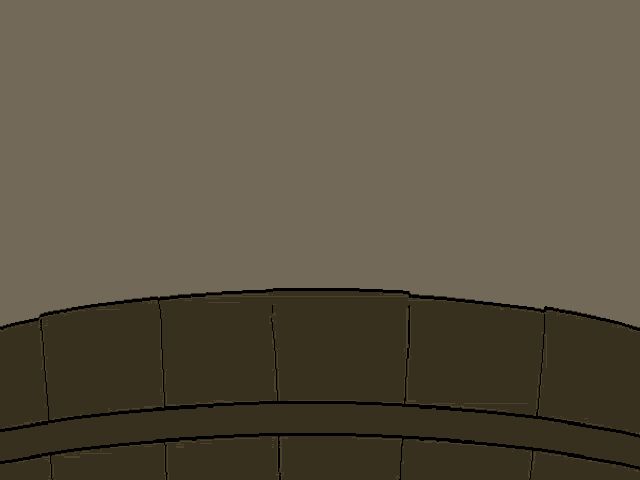 a cartoon of a cat peeking over a wooden fence