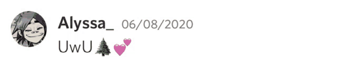 a picture of a person with the name alyssa and the date 06/08/2020