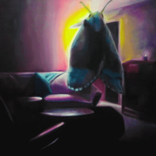 Moth Painting GIF - Moth Painting Moving Painting GIFs
