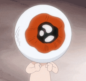 a cartoon character with a large eyeball on his head
