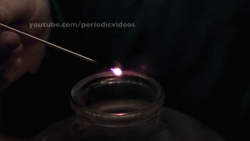 A Glowing Splint Lights In Oxygen GIF - Chemistry Oxygen Glow GIFs