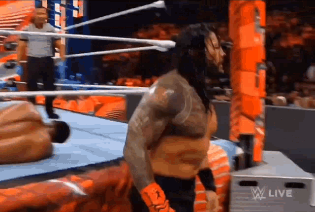 Roman Reigns Showboating GIF - Roman Reigns Showboating GIFs