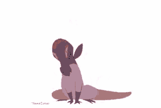 a drawing of a monster with the name thomas written below it