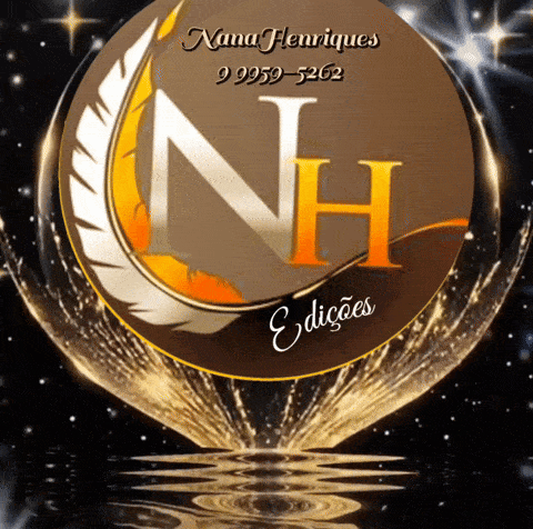 a logo for nana henriques shows a feather and the letter n
