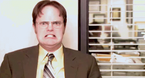 Dwight Is Frustrated! - The Office GIF - Frustrated GIFs