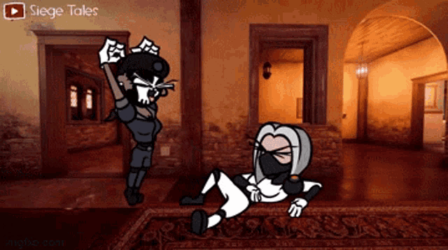 Siege Tales Russian Badger GIF - Siege Tales Russian Badger Floor Is Made Out Of Floor GIFs