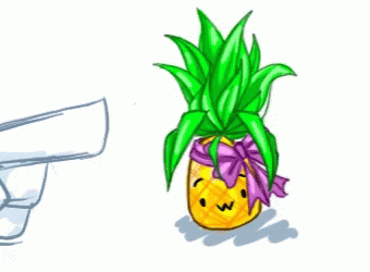 Pineapple Bow GIF - Pineapple Bow Poke GIFs