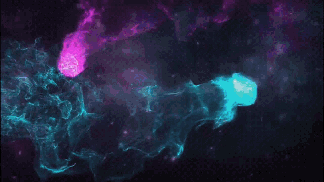 a purple and pink explosion with the letter c visible