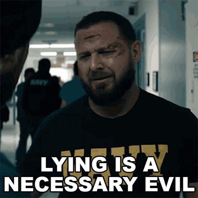 Lying Is A Necessary Evil Sonny Quinn GIF - Lying Is A Necessary Evil Sonny Quinn Seal Team GIFs