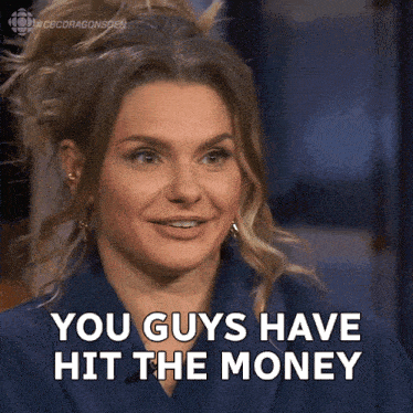 You Guys Have Hit The Money Michele Romanow GIF - You Guys Have Hit The Money Michele Romanow Dragons' Den GIFs