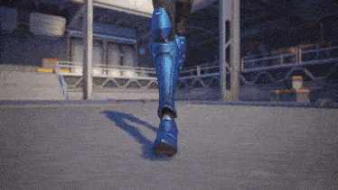 a person 's legs are shown in a video game