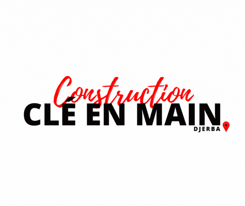 a logo that says construction cle en main on it