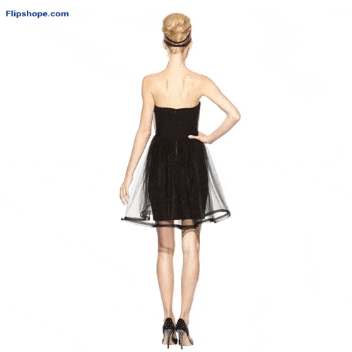 a woman in a black dress with the words " valentine 's day princess " on the bottom