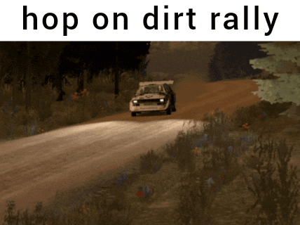 Hop On Dirt Rally GIF - Hop On Dirt Rally Dirt GIFs