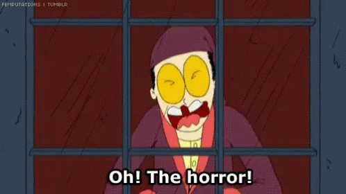 Superjail Oh The Horror GIF - Superjail Oh The Horror Horror GIFs