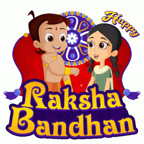 Happy Raksha Bandhan Shivani GIF - Happy Raksha Bandhan Shivani Chhota Bheem GIFs