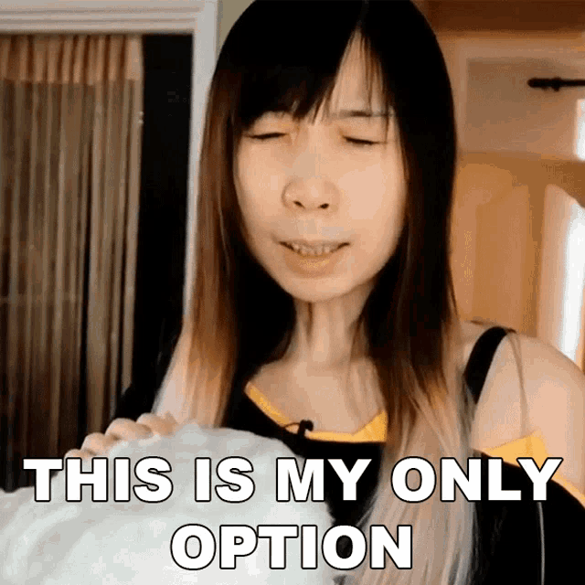 This Is My Only Option Xiao GIF - This Is My Only Option Xiao Xiaorishu GIFs