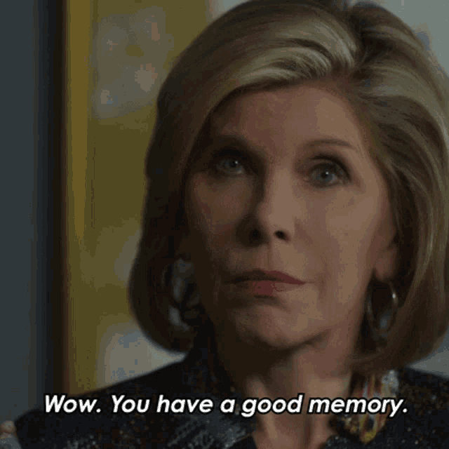 Wow You Have A Good Memory GIF