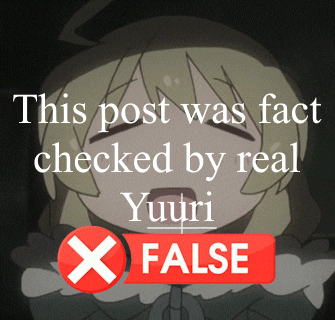 a post that was checked by real yuuri is false