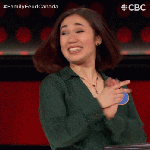 Over There Family Feud Canada GIF - Over There Family Feud Canada Pointing GIFs