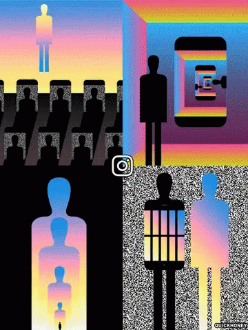 Silhouette Colorful GIF - Silhouette Colorful Instagram GIFs