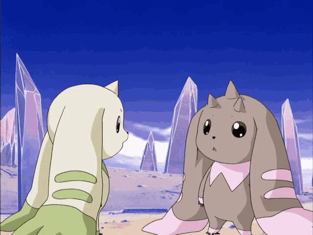 Terriermon Lopmon GIF - Terriermon Lopmon Digimon GIFs