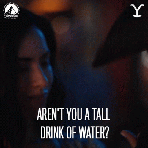 Arent You A Tall Drink Of Water Yellowstone GIF - Arent You A Tall Drink Of Water Yellowstone Arent You Tall And Attractive GIFs